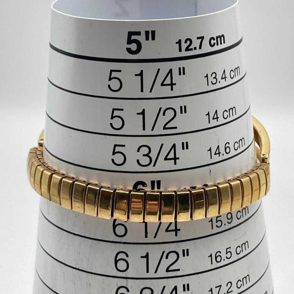 Vintage Alto Womens Watch Gold Tone 19mm Stretch Band Tank New Battery SMALL 6